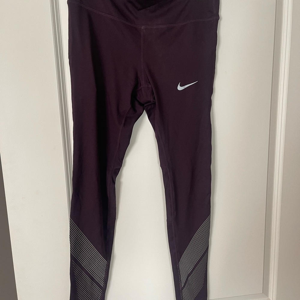 Nike Dri-FIT Plum Purple Workout Leggings